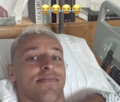 心态不错！弗拉泰西术后打趣：曾请求治治我的脚，但无能为力